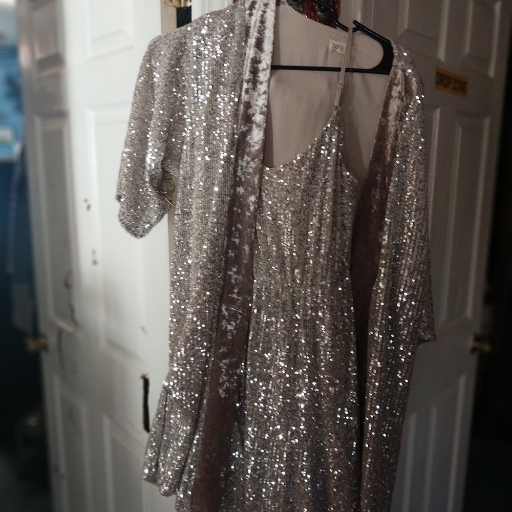 Dress w/ cover